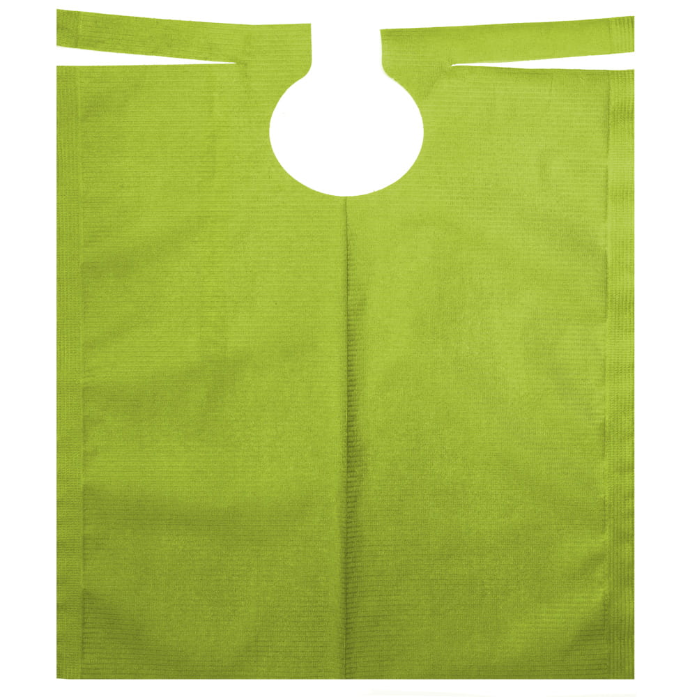 Patientenumhang mit PE Beschichtung, Farbe limette, grün, hellgrün, 530 x 600 mm Patientenumhang mit PE Beschichtung, Farbe limette, grün, hellgrün, 530 x 600 mm