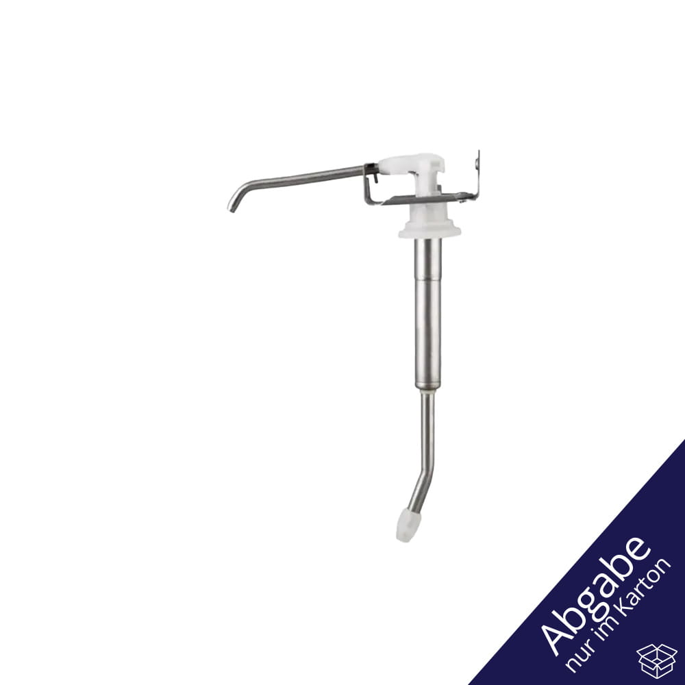 Edelstahlpumpe für Wandspender für 1000 ml flüssige Seifen und Desinfektionsmittel