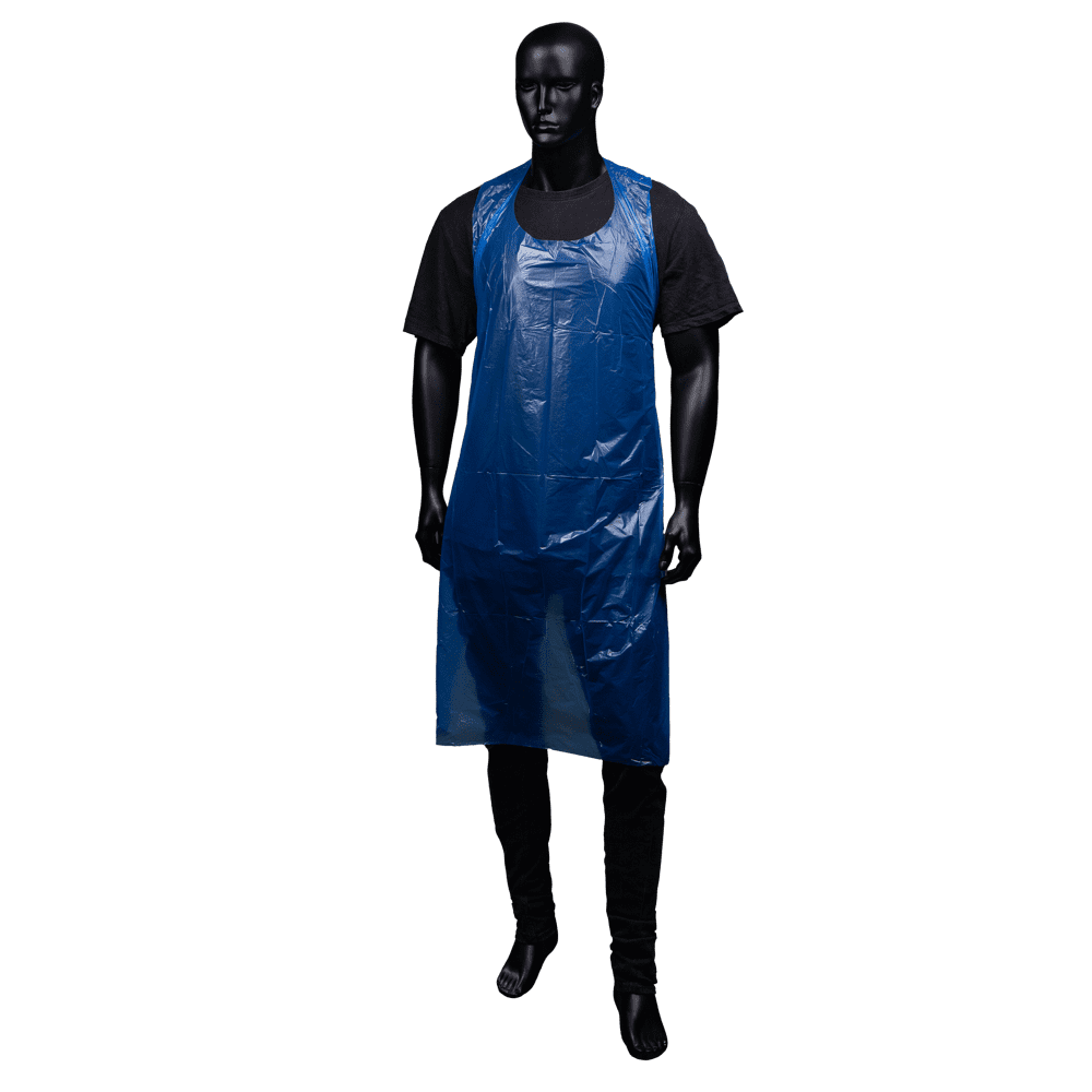 Einwegschürzen, blau, 80 x 125 cm Einwegschürzen, blau, 80 x 125 cm