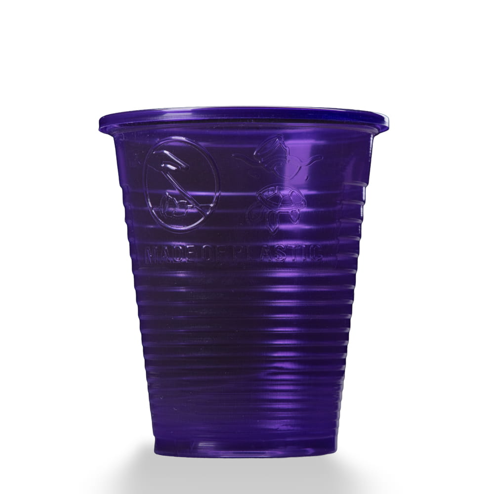PP Mundspülbecher,180 ml, Farbe violett, lila, Polypropylen
