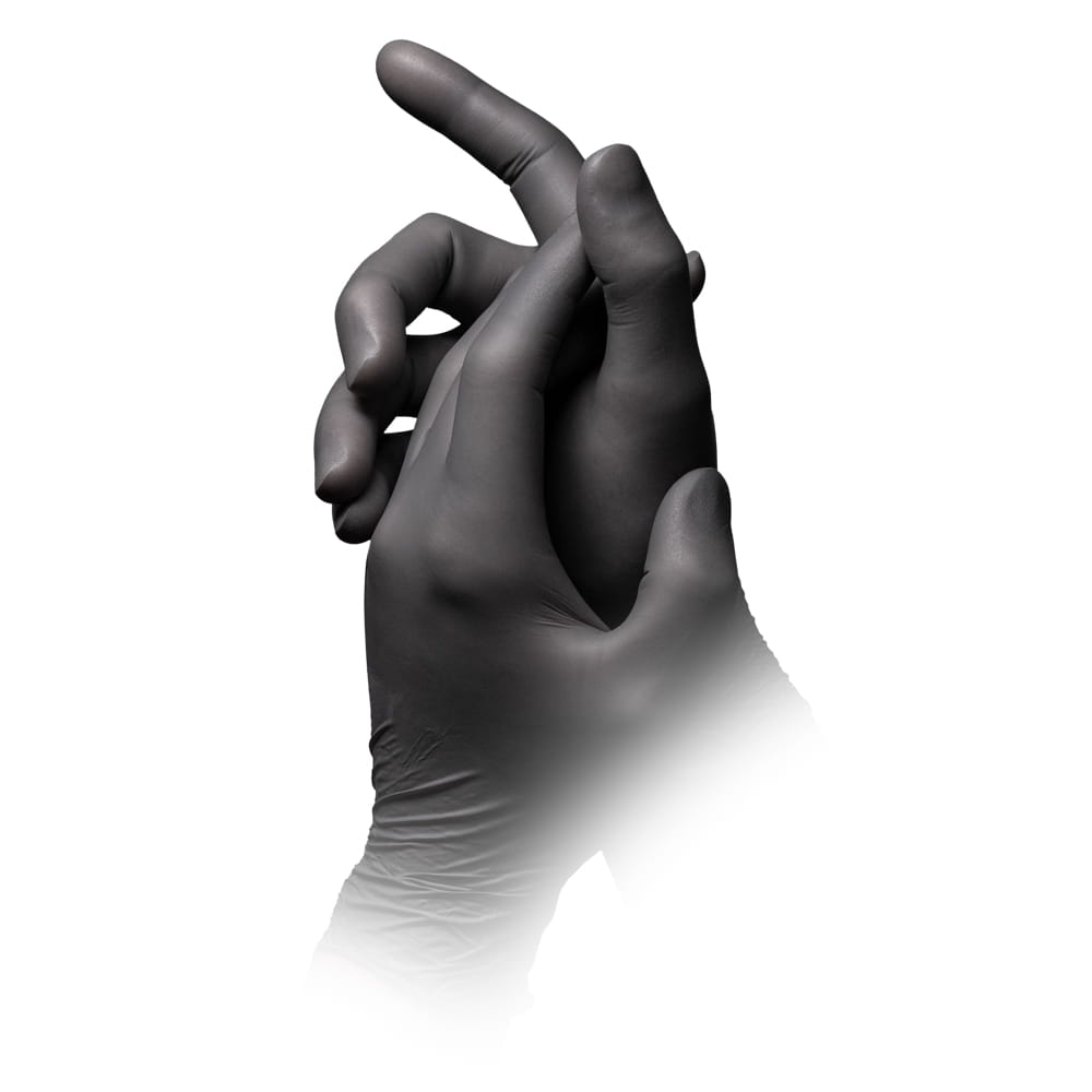 Nitrilhandschuhe, anthrazit, Größe M, puderfrei, Style GRAPHITE by Ampri