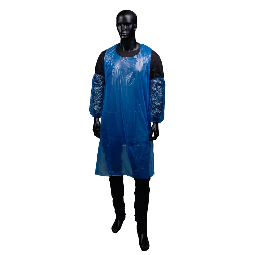 PE Ärmelschoner, 40 x 20 cm, Farbe blau, Polyethylen, Med-Comfort