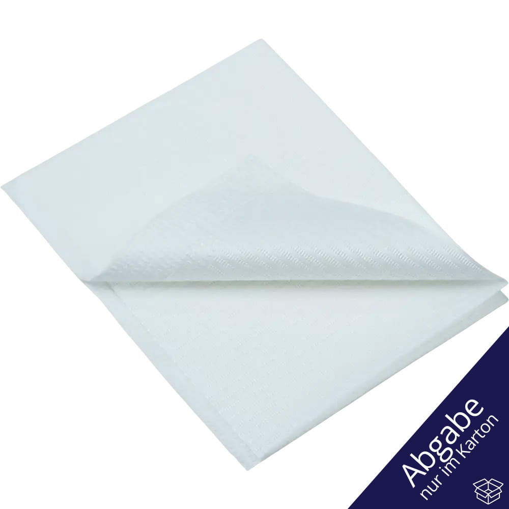 Dental Einweg Patientenservietten, 33 x 45 cm, Farbe weiß