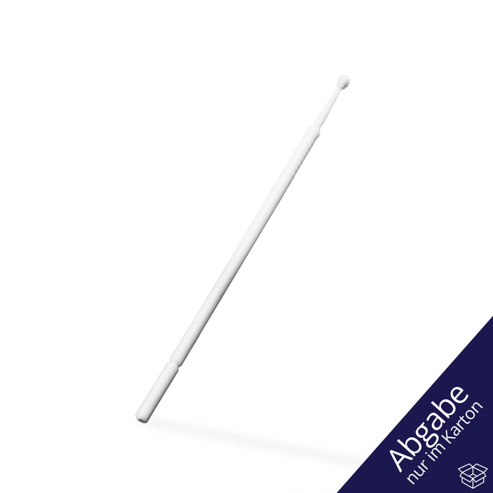 Einmal Mikroapplikatoren, 10cm, weiß, superfine, Kunststoff, Nylon, Med-Comfort