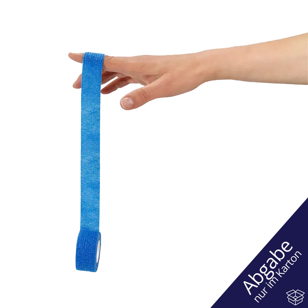 PP Mischung Schnellpflaster Rolle, Farbe blau, 2,5 cm x 4,5 m, Joy2Protect