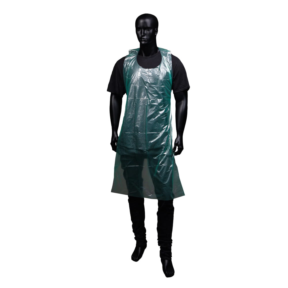 Einwegschürzen, grün, 80 x 125 cm, Polyethylen, Med-Comfort