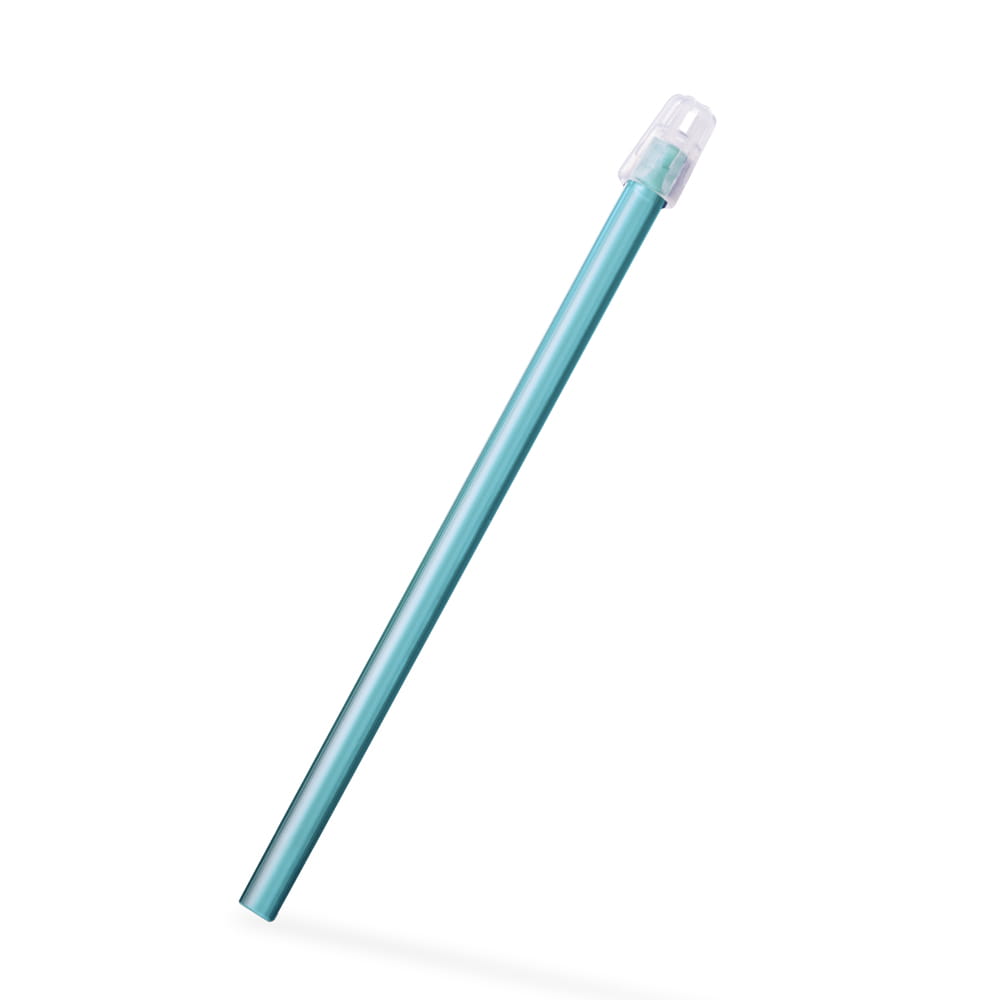 Dental Speichelsauger, Länge 130 mm, Farbe hellblau, blau