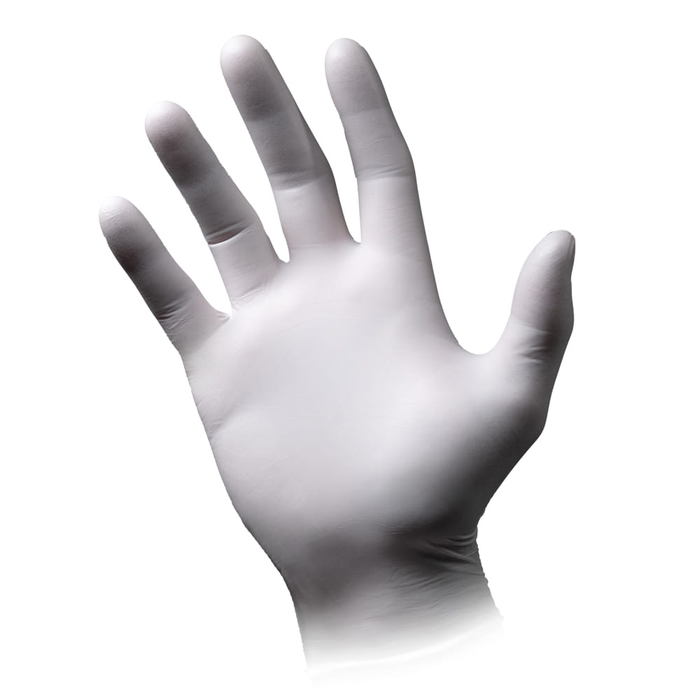 Nitrilhandschuhe, weiß, Größe L, puderfrei, Eco-Plus Nitrilhandschuhe, weiß, Größe L, puderfrei, Eco-Plus
