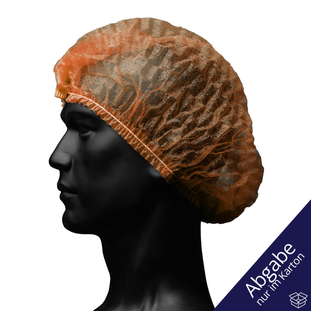 Klipphauben, Größe M, Durchmesser 52 cm, orange, Med-Comfort