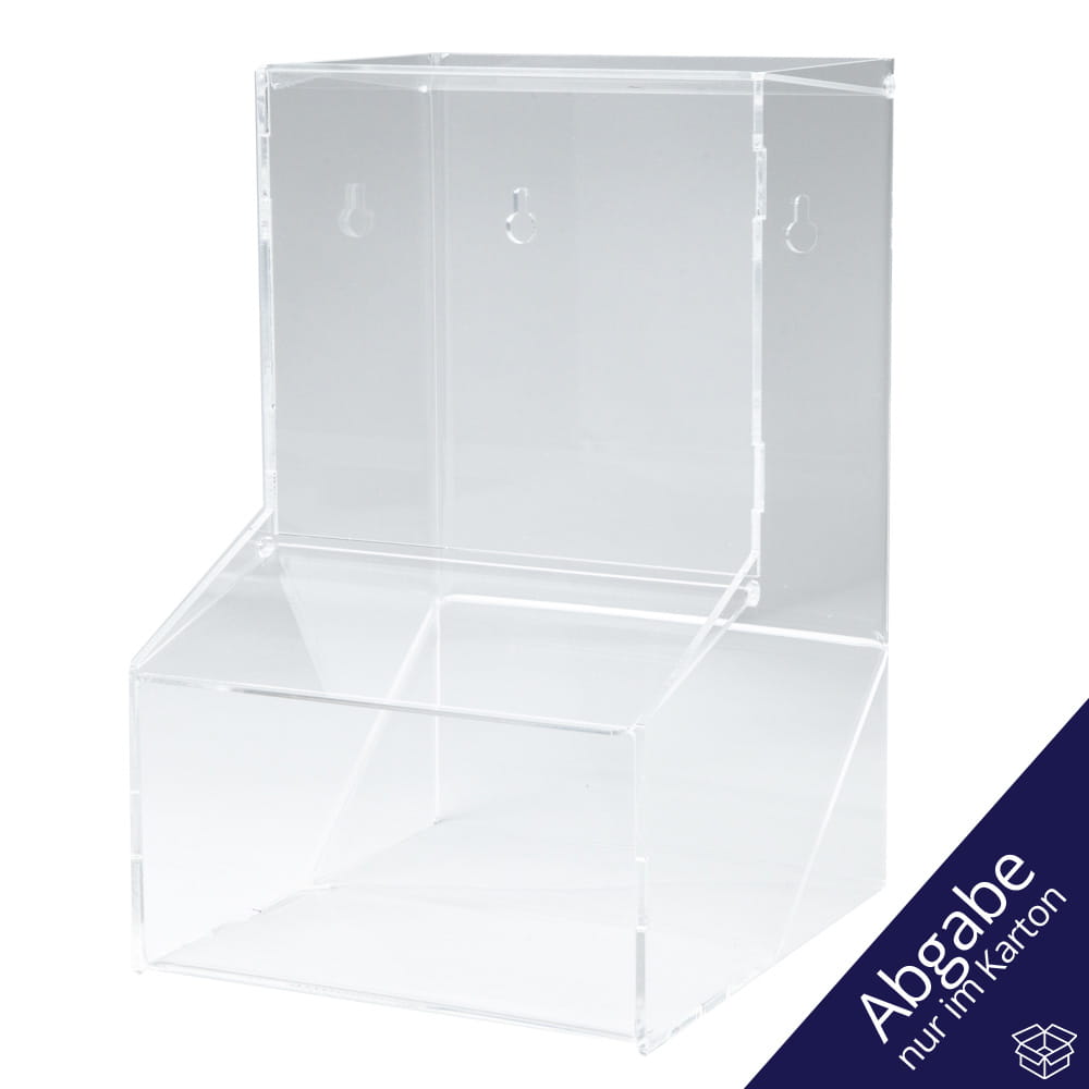 Universalspender, 172 x 270 x 190 mm, transparent, milchig, Acryl