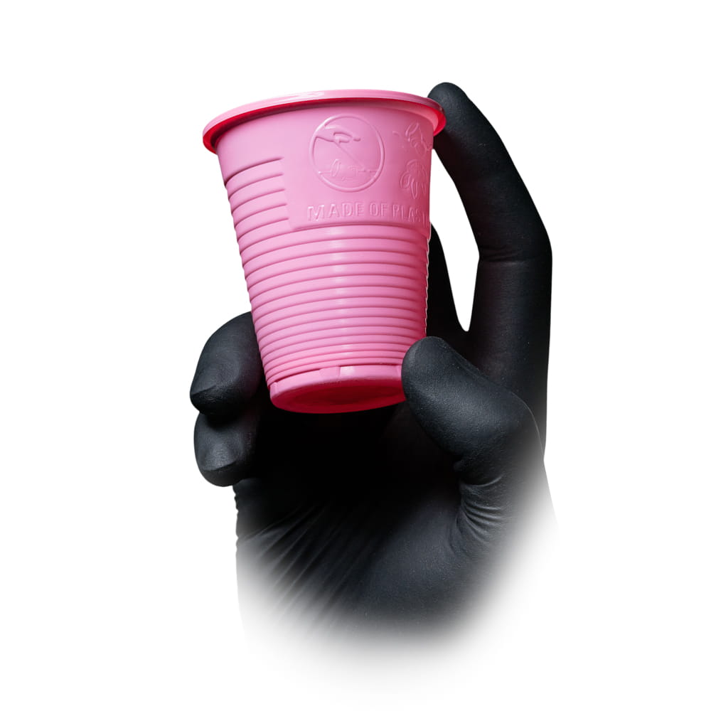 PP Mundspülbecher,180 ml, Farbe rosa, Polypropylen