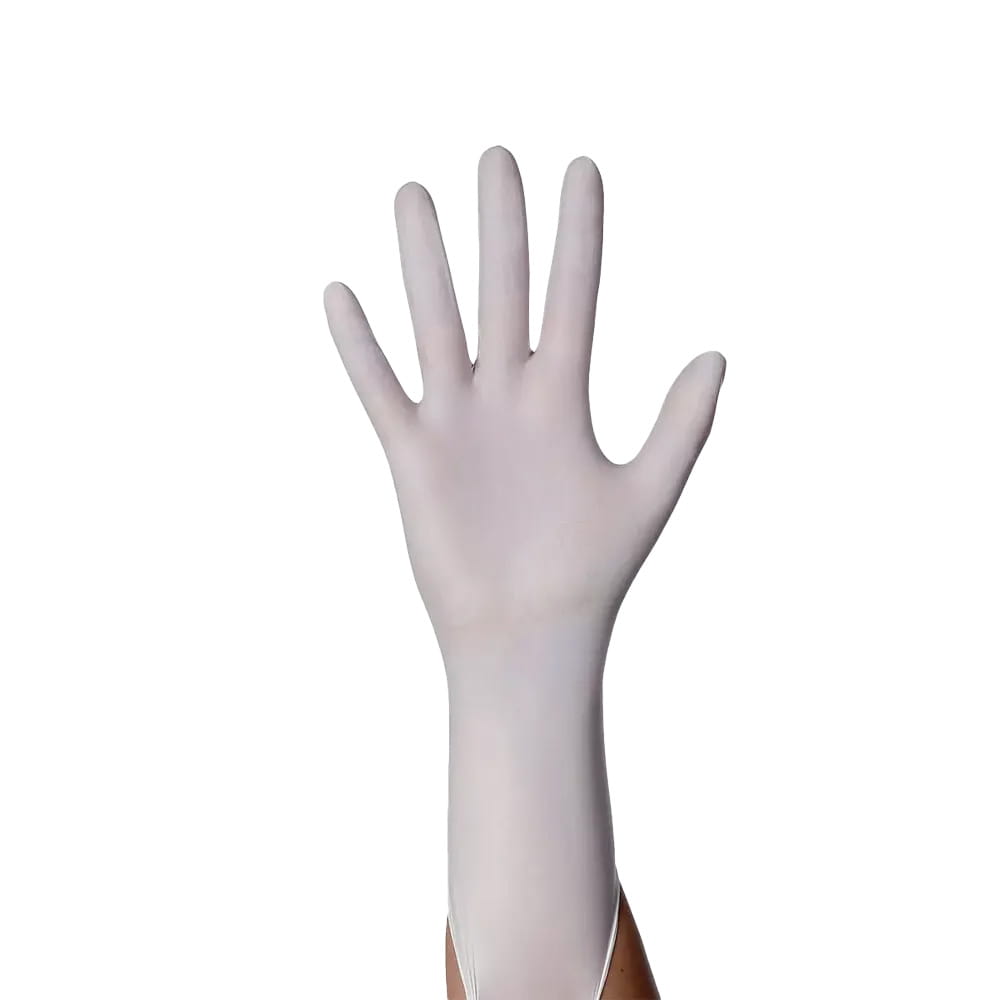 Nitrilhandschuhe, weiß, 200 Stück/Box, Größe M, puderfrei, white Basic-Plus