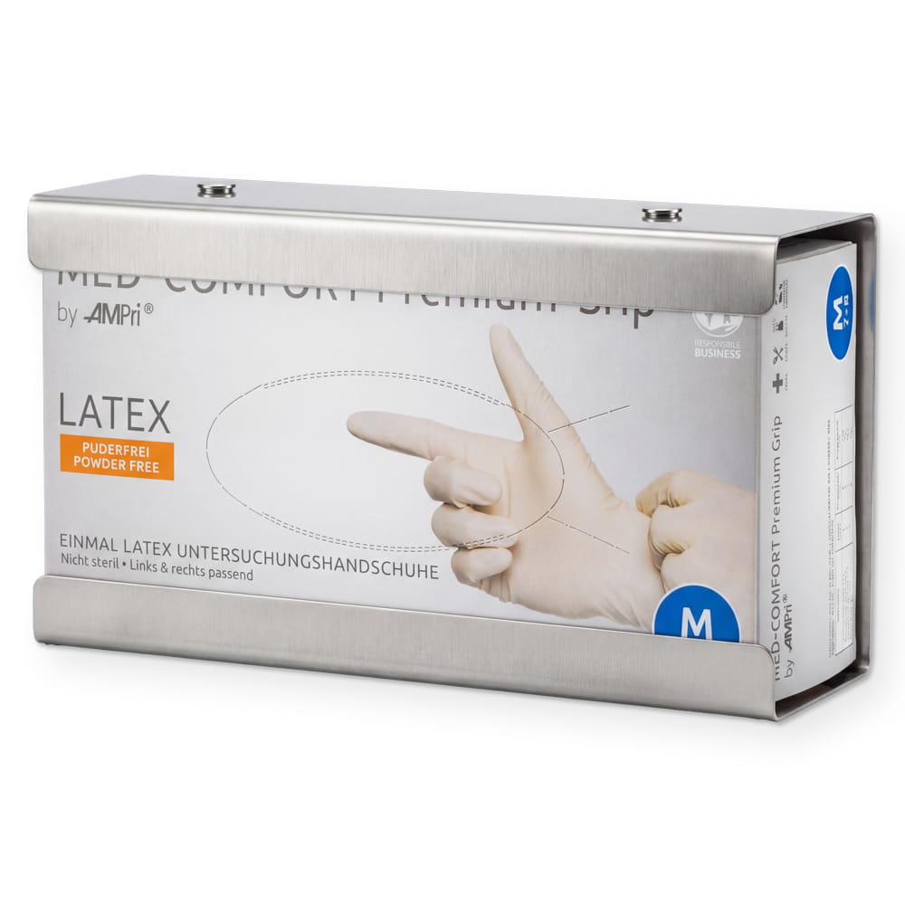 Einmalhandschuh Spender, Handschuhhalterung, 250 x 130 x 75 mm, Edelstahl