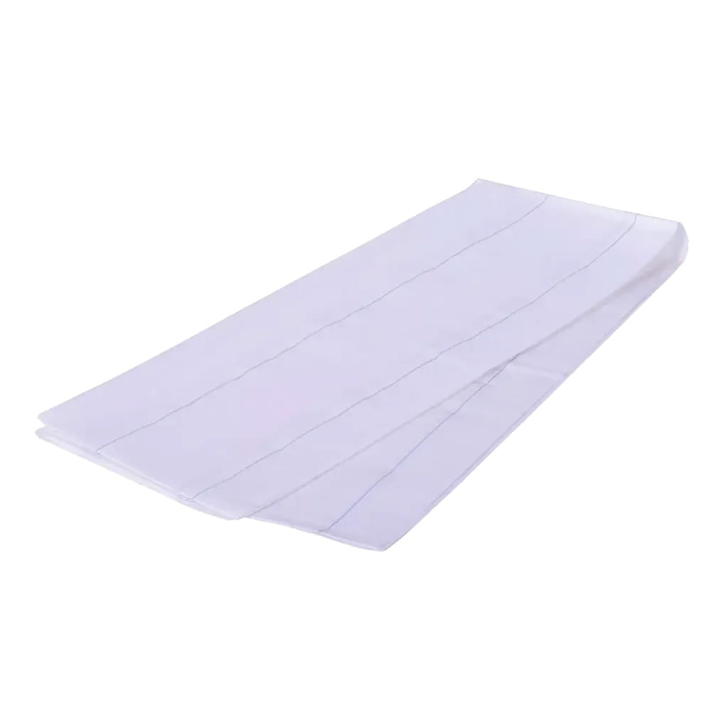Tissue, PE Trageschutzlaken, weiß, blau, 75 x 175 cm Tissue, PE Trageschutzlaken, weiß, blau, 75 x 175 cm
