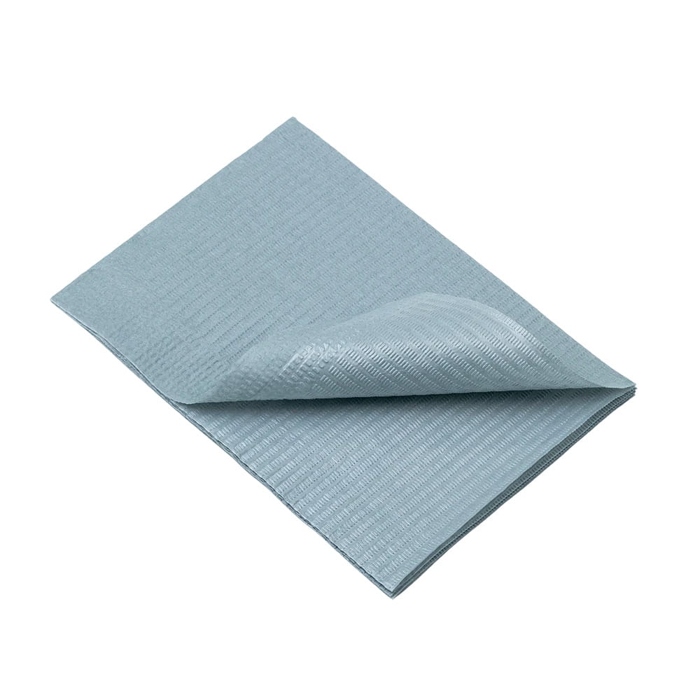 Dental Einweg Patientenservietten, 33 x 45 cm, Farbe grau Dental Einweg Patientenservietten, 33 x 45 cm, Farbe grau