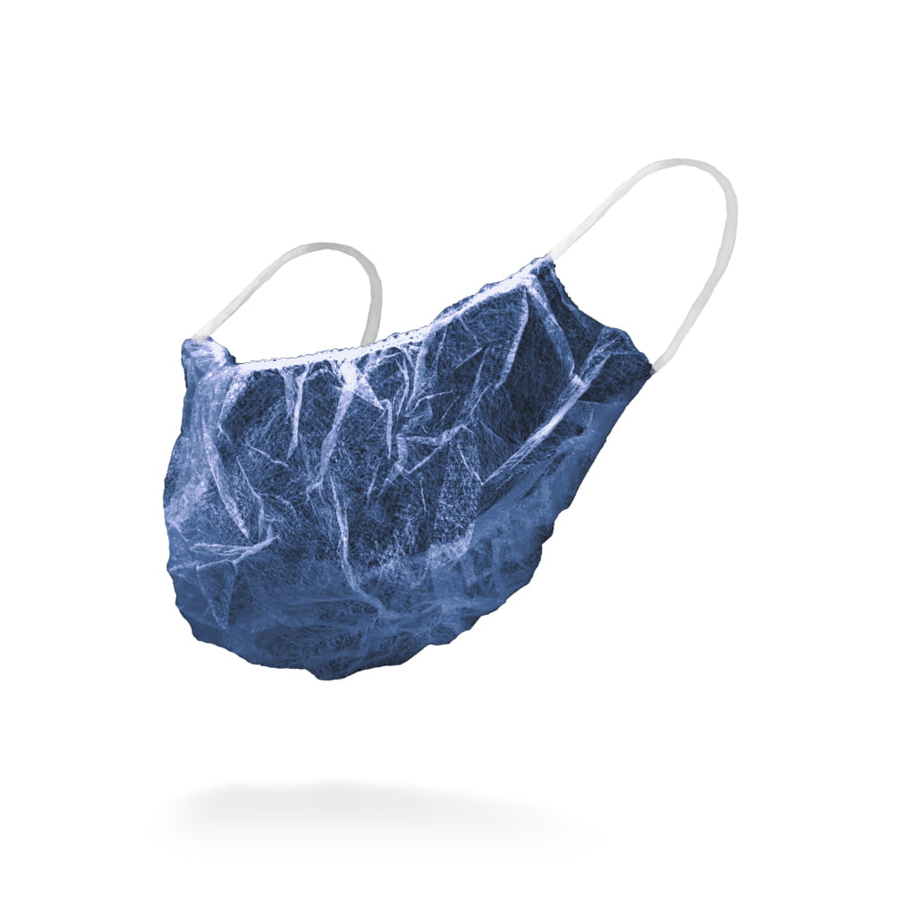 PP BartMasken, blau, dunkelblau, Med-Comfort