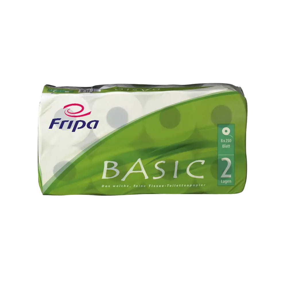 Toilettenpapier, 2-lagig, 64 Rollen, Basic Toilettenpapier, 2-lagig, 64 Rollen, Basic