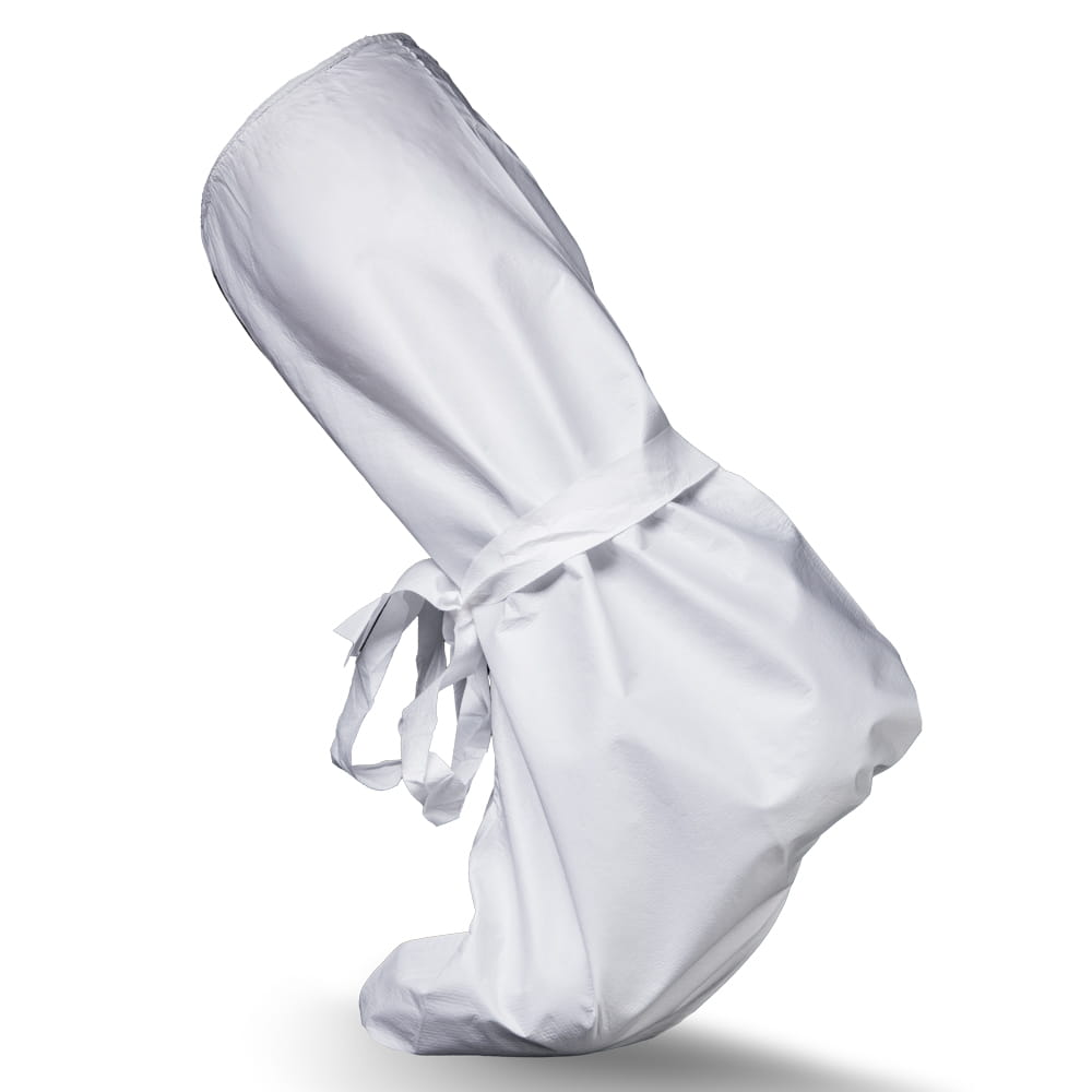 PP Einmal Überziehschuhe, Sohlenlänge ca. 380 mm, Gesamthöhe ca. 470 mm, weiß, Polypropylen, Safe-Comfort