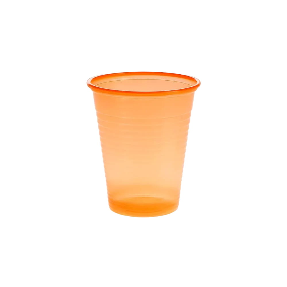 PE Mundspülbecher,180 ml, Farbe orange, Polyethylen