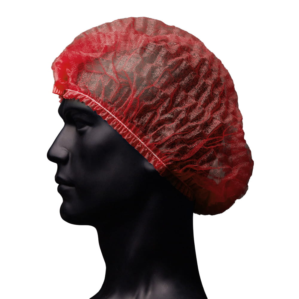 Klipphauben, Größe M, ca. 44 x 51 cm, rot, ECO-PLUS Klipphauben, Größe M, ca. 44 x 51 cm, rot, ECO-PLUS