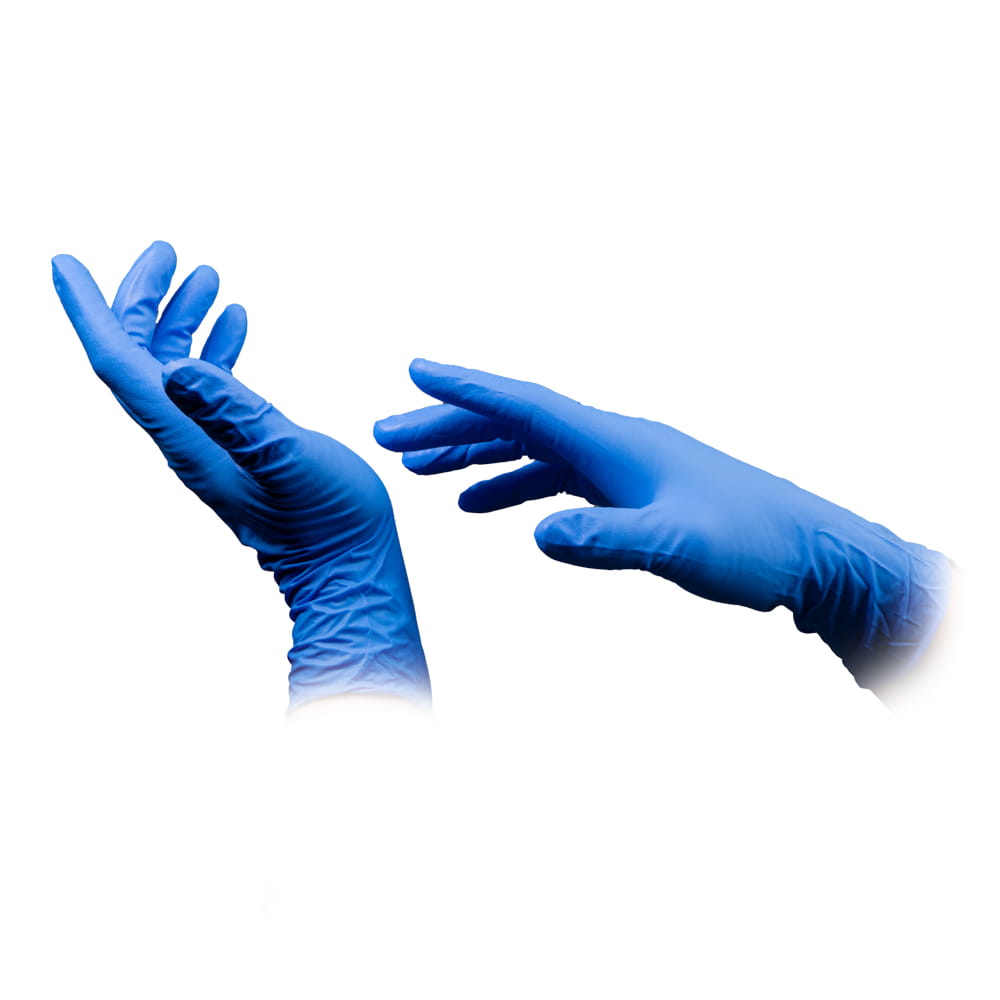 Einmalhandschuhe aus Nitril, Typ A, Größe XXL, blau, Solidsafety High Risk Pro