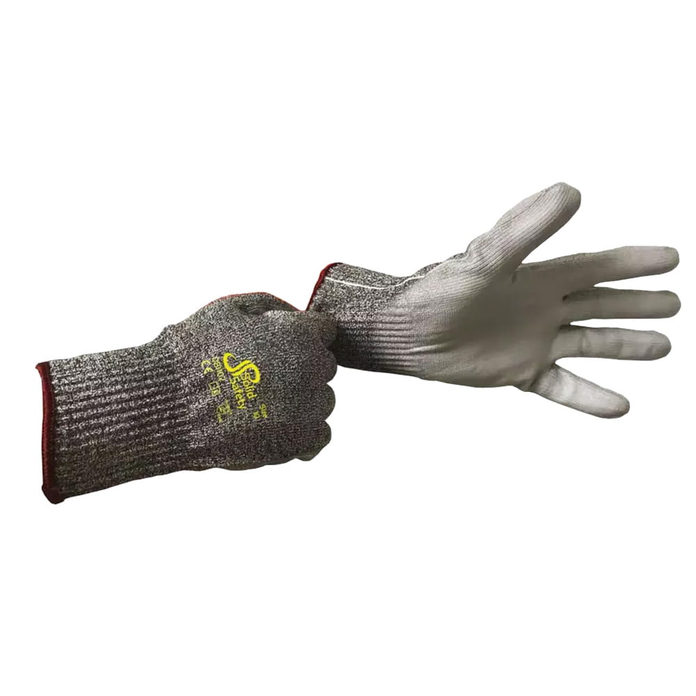 Schnittschutzhandschuhe, Größe 11, grau, SolidSafety Cut High