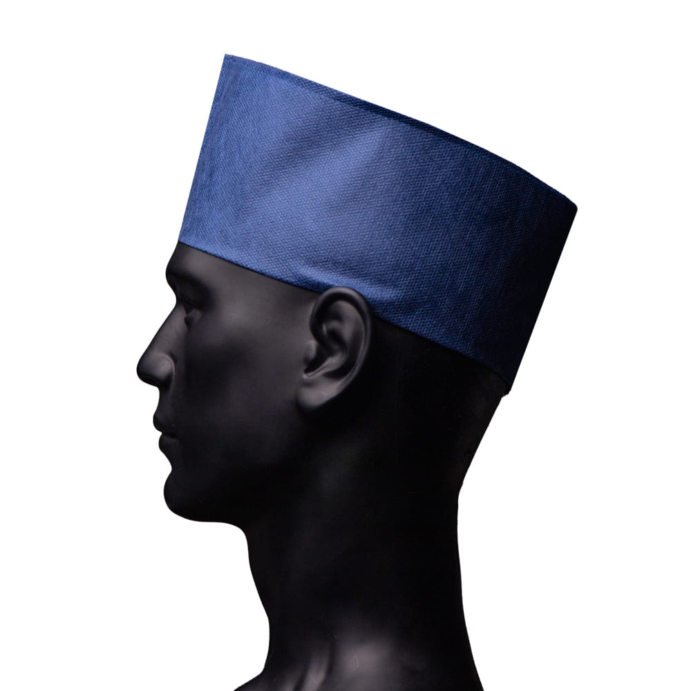 Schiffchenhaube aus Vlies , Farbe blau, Größe unisize