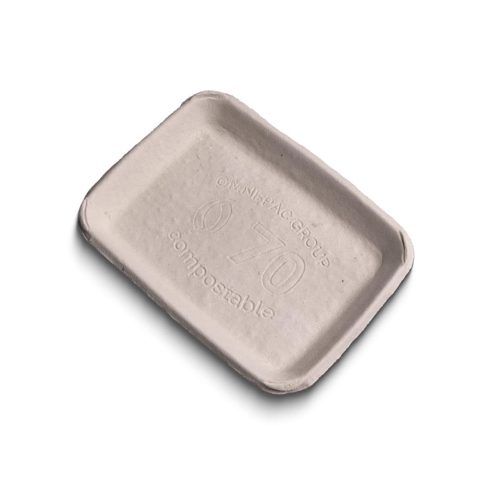 Foodtainer, Faserformschale, 180 x 136 x 20 mm, weiß, CareTainer Foodtainer, Faserformschale, 180 x 136 x 20 mm, weiß, CareTainer