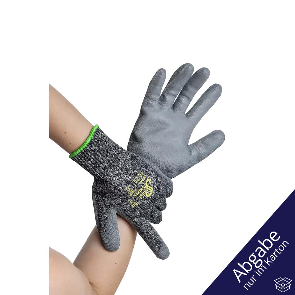 Schnittschutzhandschuhe, Größe 11, grau, SolidSafety Cut High
