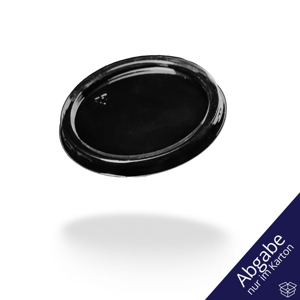 Deckel für Mundspülbecher 150, 180 und 200 ml, transparent, milchig, PET-Folie