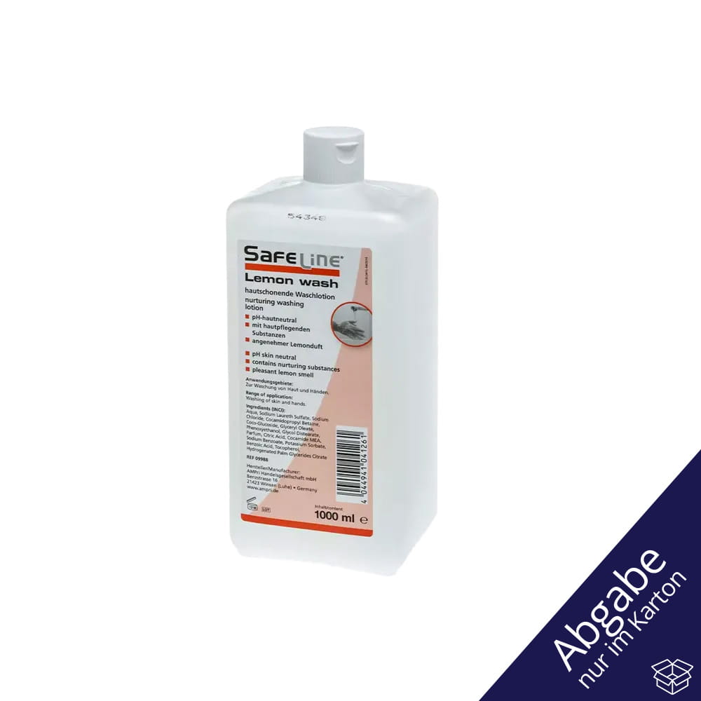 Waschlotion, 1 l, lemon, Safeline Lemon Wash