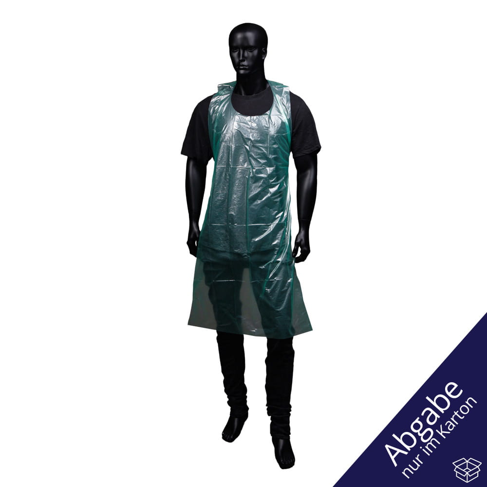 Einwegschürzen, grün, 80 x 125 cm, Polyethylen, Med-Comfort