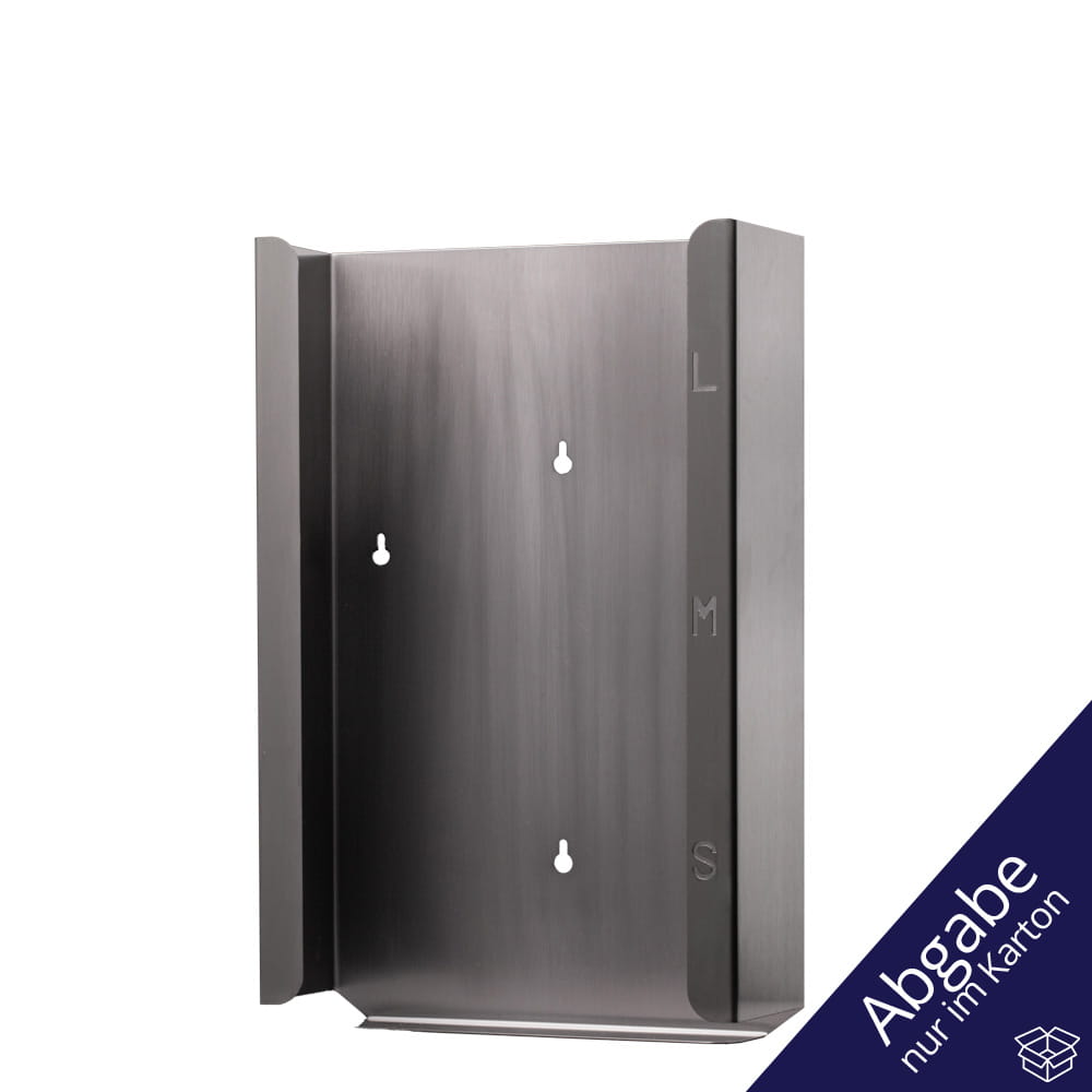 Einmalhandschuh Spender, Handschuh-Dispenserhalter, 217 x 366 x 62 mm, Edelstahl