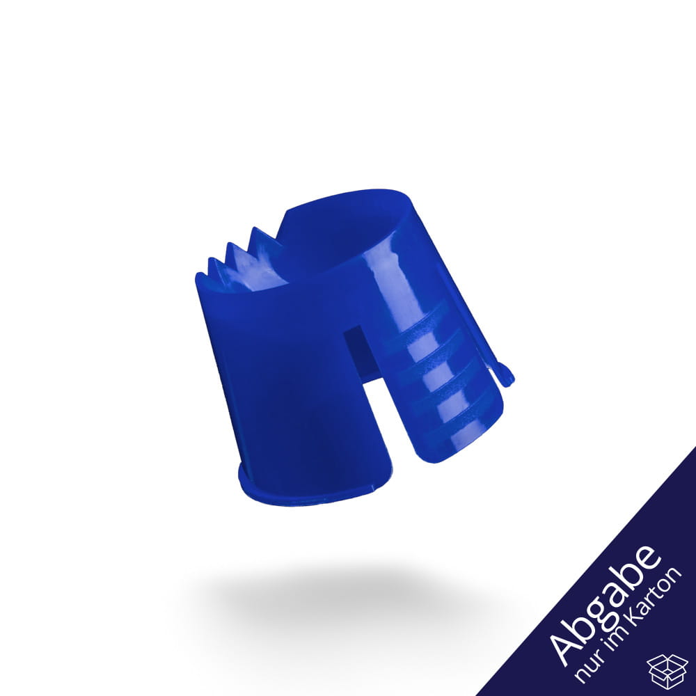 PP Einweg Dappenbehälter, Farbe blau, Polypropylen