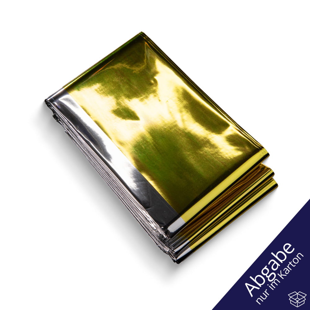 Rettungsdecke, Farbe silber, gold, 210x160cm, Med-Comfort