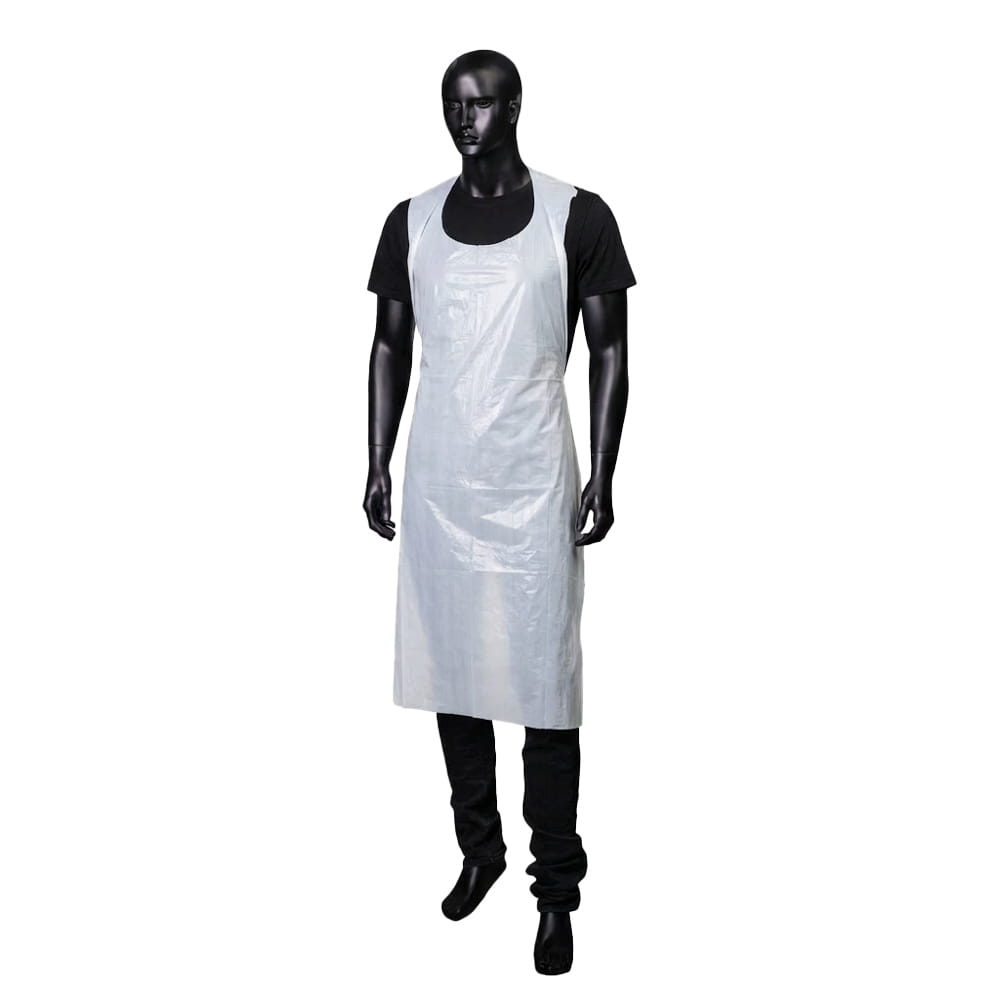 Einwegschürzen light, weiß, 75 x 140 cm