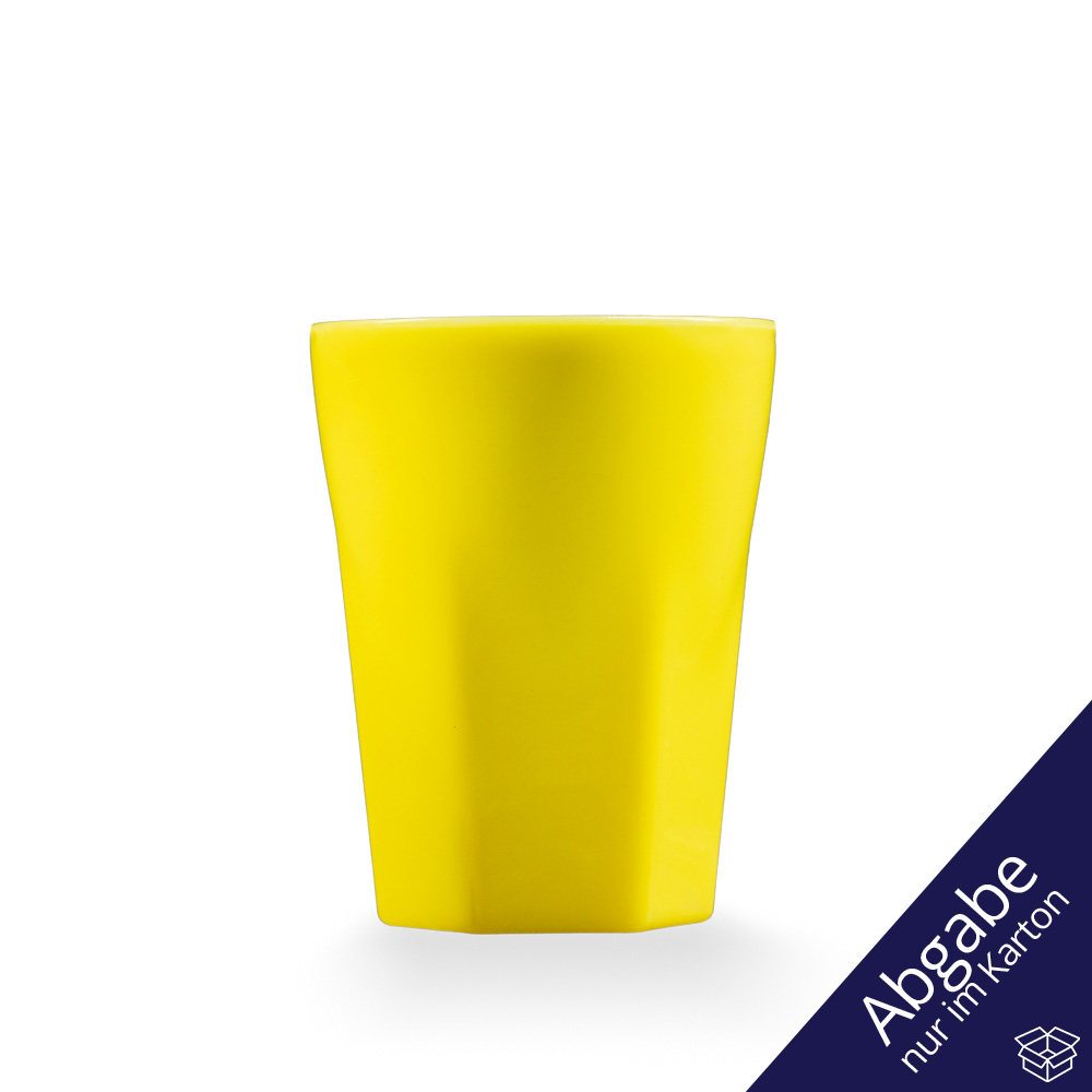 PP Mehrwegbecher,150 ml, Farbe Gelb, Polypropylen