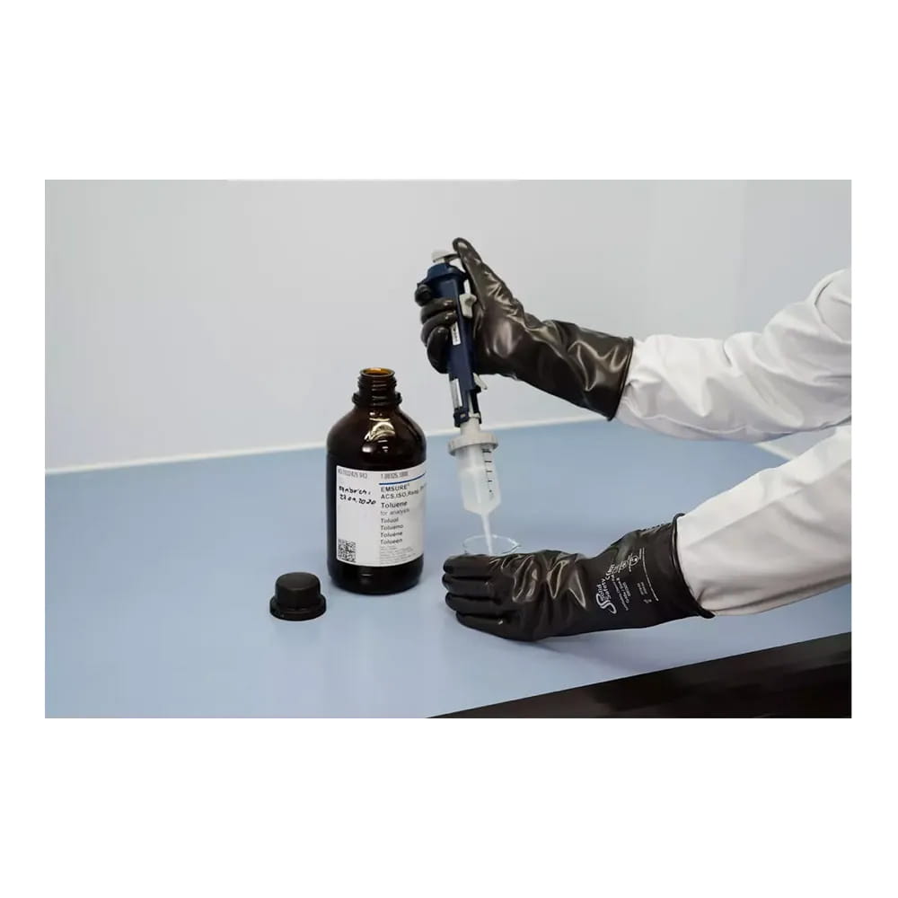 Chemikalienschutzhandschuh, Typ A, Größe 10, schwarz, Solidsafety ChemV Full Chemikalienschutzhandschuh, Typ A, Größe 10, schwarz, Solidsafety ChemV Full