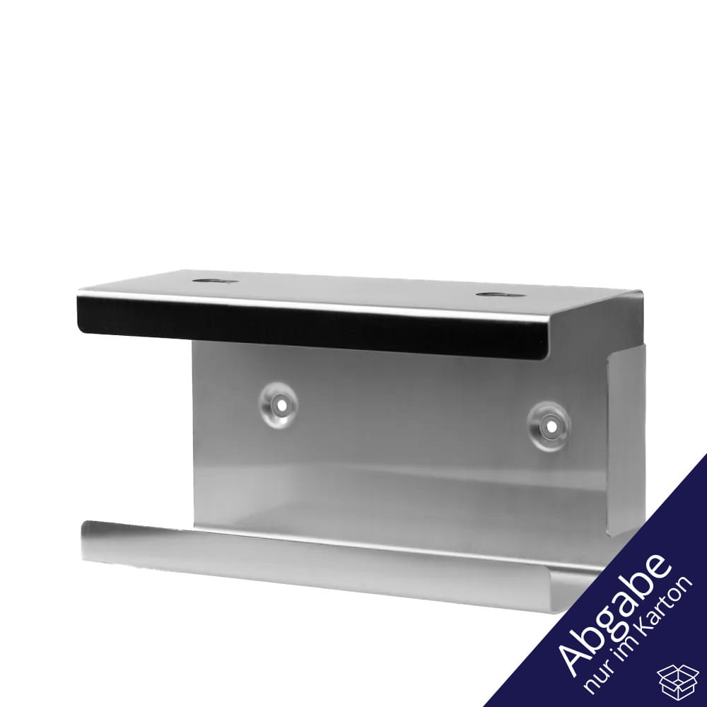 Einmalhandschuh Spender Stecksystem, Handschuh-Dispenserhalter, 250 x 135 x 100 mm, Edelstahl