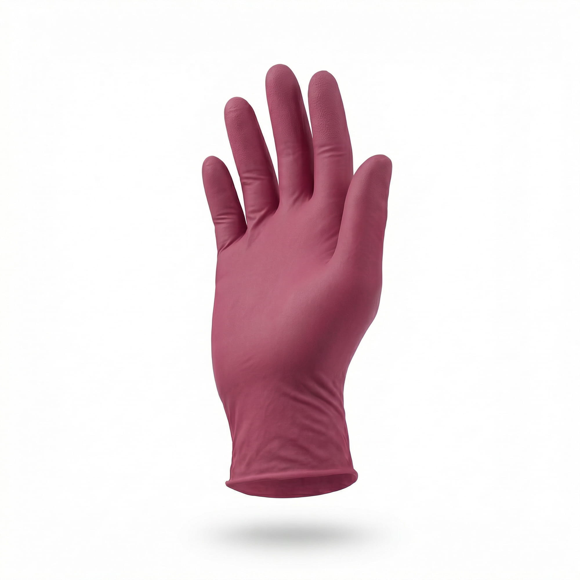 Nitrilhandschuhe, bordeaux, rot, Größe M, puderfrei, Style Grape by Med-Comfort