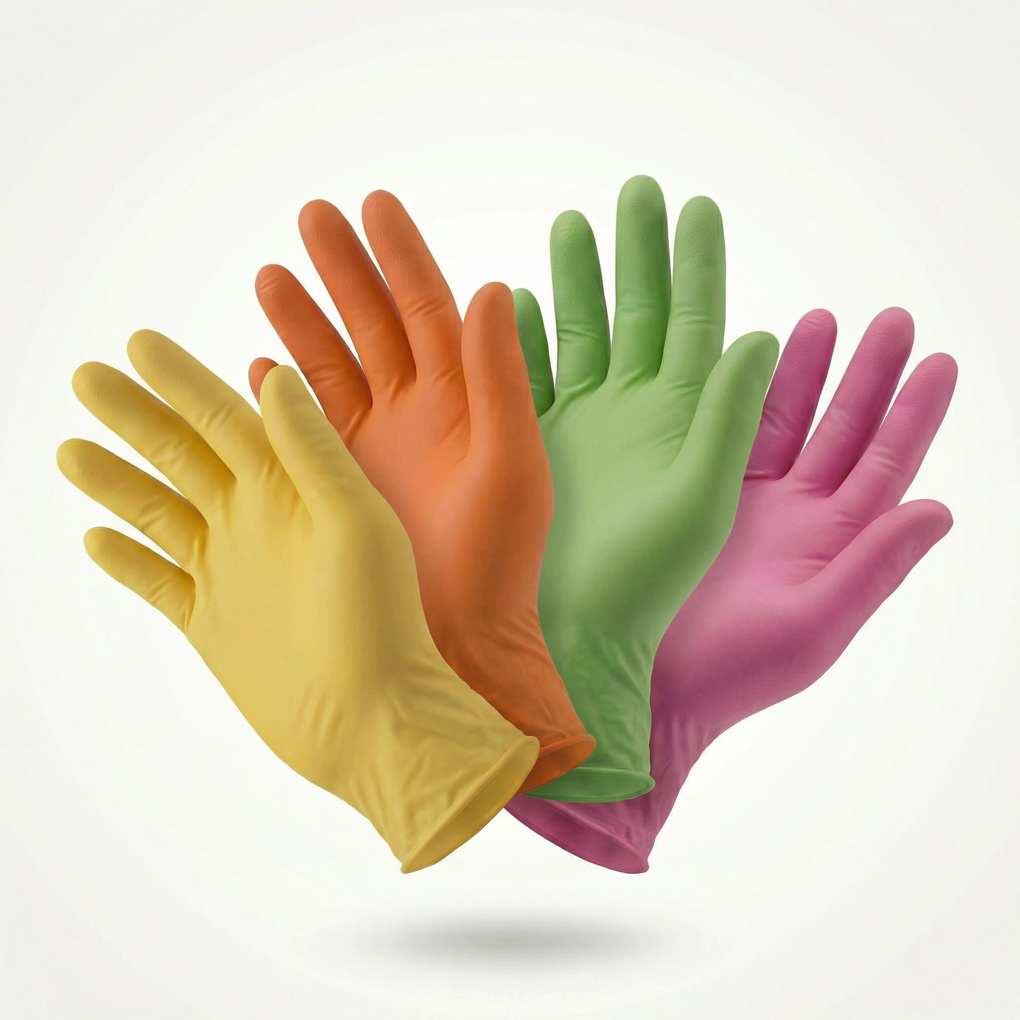 Nitrilhandschuhe, bunt, Farbenmix, Größe S, puderfrei, Style tutti frutti by Med-Comfort