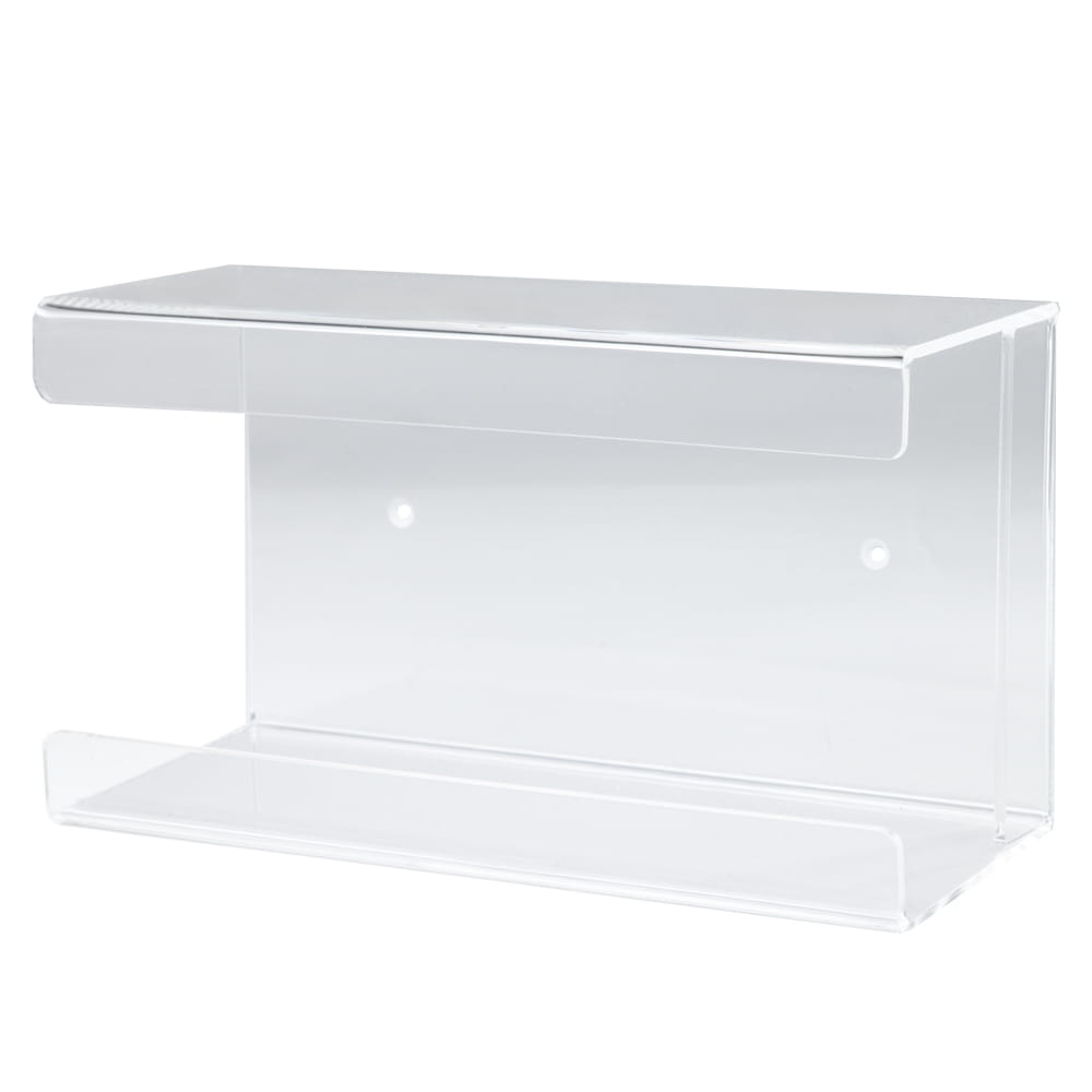 Einmalhandschuh Spender, Handschuh-Dispenserhalter, 250 x 135 x 95 mm, transparent, milchig, Acryl