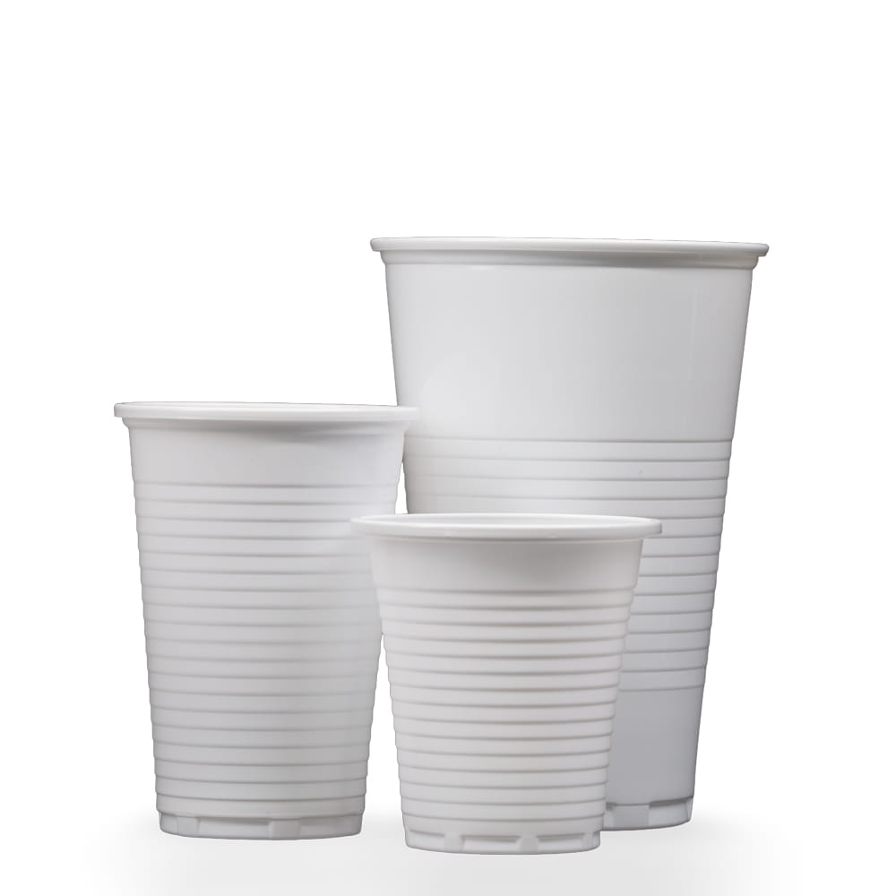 PP Mundspülbecher, 150 ml, Farbe weiß, Polypropylen