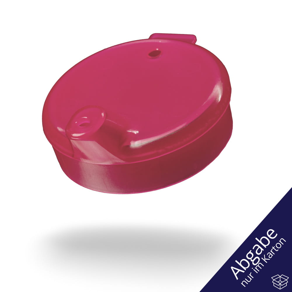 PP Schnabelbecher Oberteil, rot, 4x4 mm für 250 ml