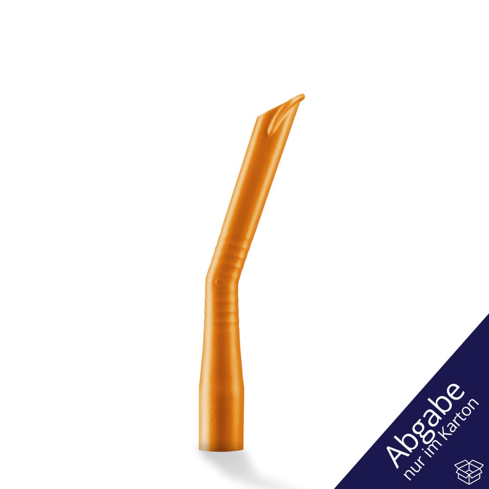 Dental Absaugkanülen für Kinder, Größe 108 x 16 mm, Farbe orange, Med-Comfort