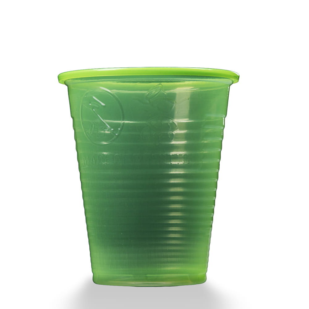 PP Mundspülbecher,180 ml, Farbe limette, grün, Polypropylen