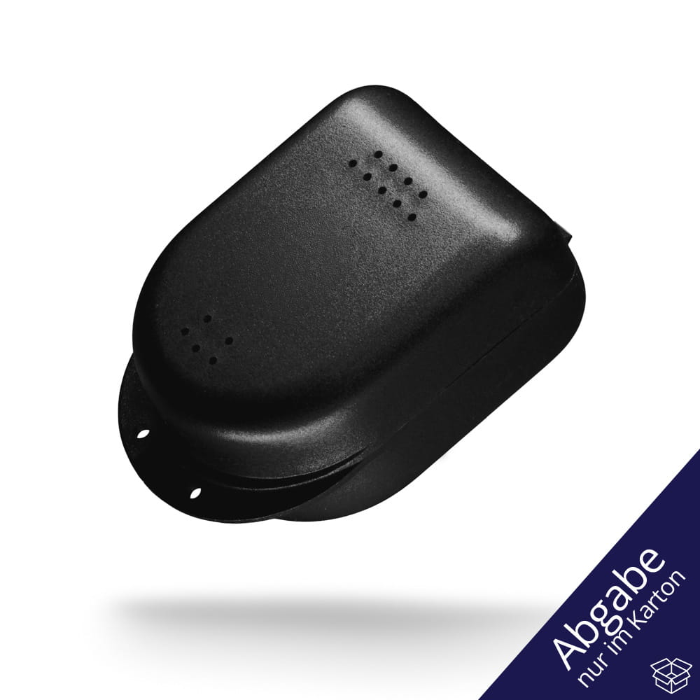 PP Dental Zahnspangenbox für Kinder, 90 x 60 x 45 cm, schwarz, Polypropylen