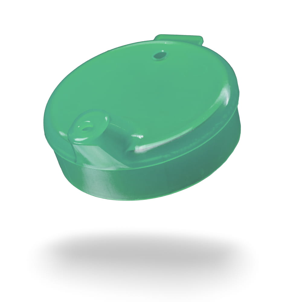 PP Schnabelbecher Oberteil, grün, 4x4 mm für 250 ml