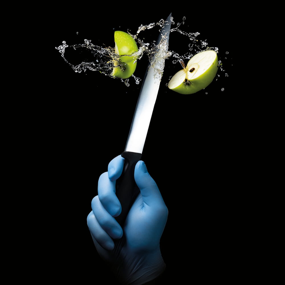 Nitrilhandschuhe, blau, Größe M, puderfrei, blue Eco-Plus