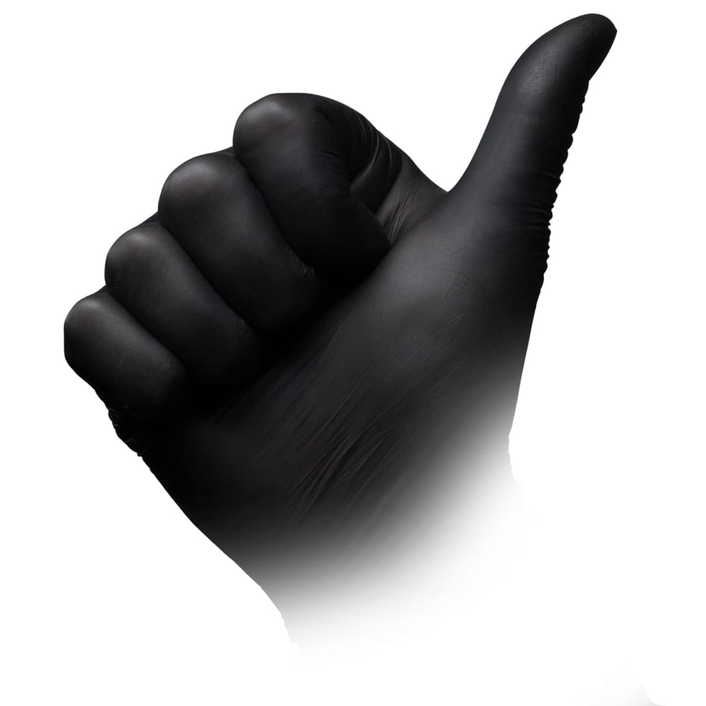 Nitrilhandschuhe, schwarz, Größe M, puderfrei, Style Black by Med-Comfort